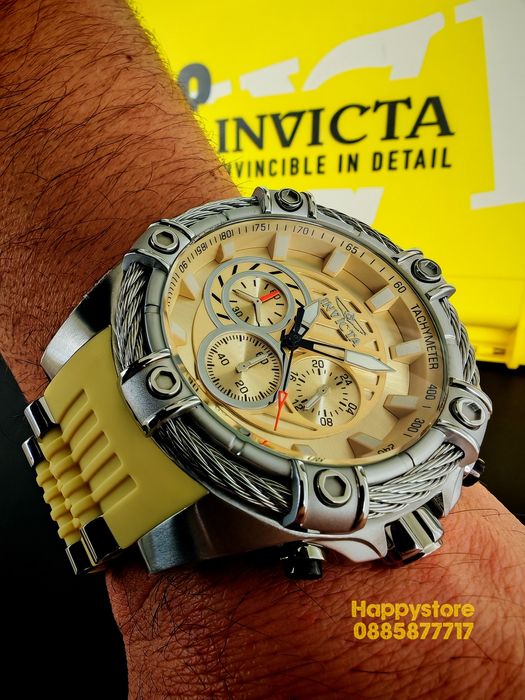 INVICTA Bolt Ivor steel 52mm, Инвикта нов ръчен часовник