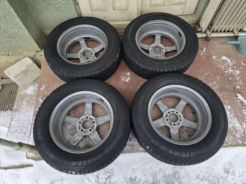 215 65 R 16 jante cu cauciucuri de iarna DOT 2023 ~ 5 x 108 ET 50 KUGA