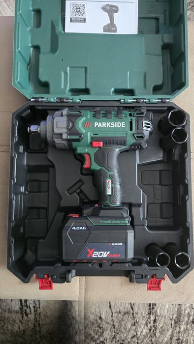 Гайковерт Parkside 20 li C4 400nm 11 2025 батерия и  Гаранция!