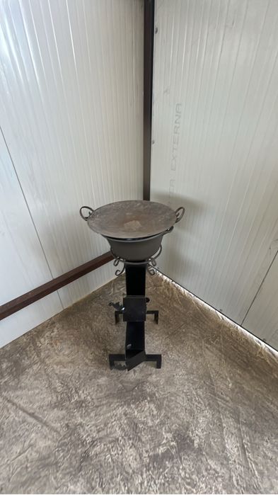 Gratar racheta cu ceaun si disc ceaun de 11 litti teava de 120x120 3 m