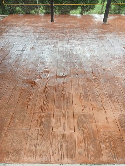 Beton amprentat si elicopterizat