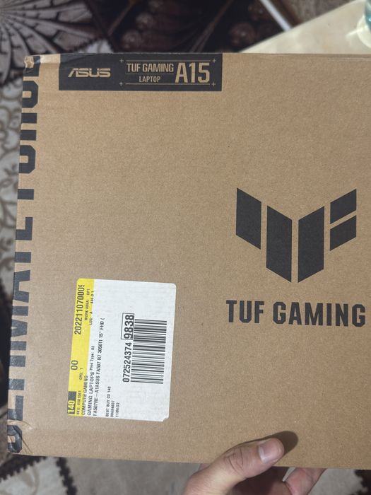 Notebook Tuf gaming a15