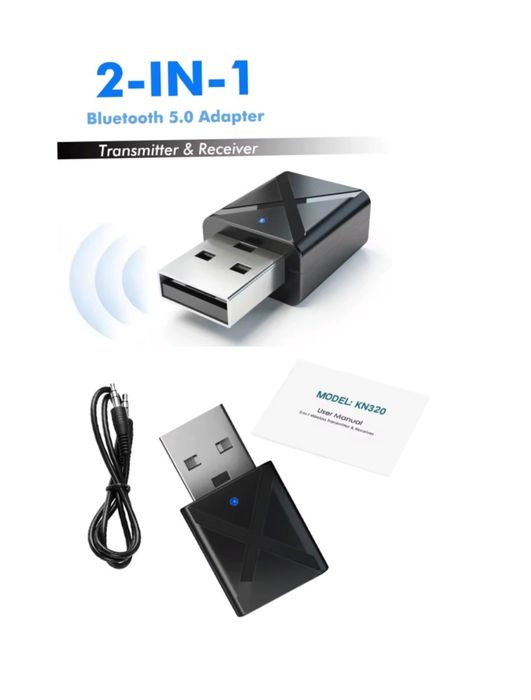 Receptor Audio Bluetooth Sunet prin auxiliar , alimentare pe USB