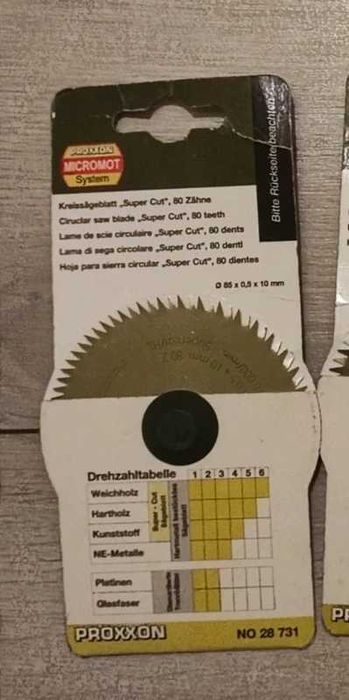 Disc circular Proxxon 28731 Super Cut 85mm 80 dinti