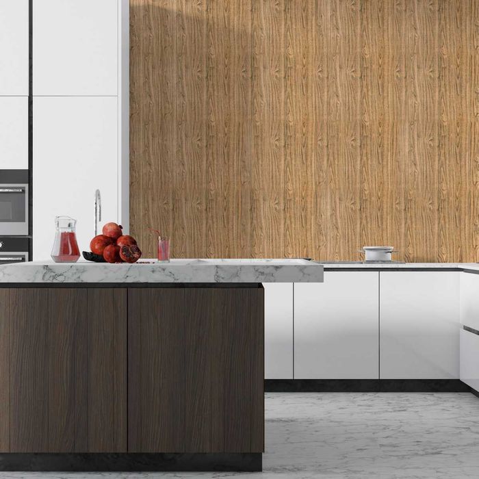 Самозалепващи тапети Ламперия цвят орех 3 D Тапети 3 D пана