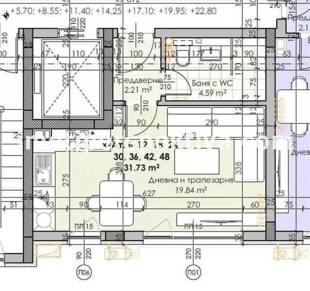Продава се Едностаен апартамент в Пловдив, Кючук Париж - 41 кв.м за 1122 €/кв.м - Снимка #4