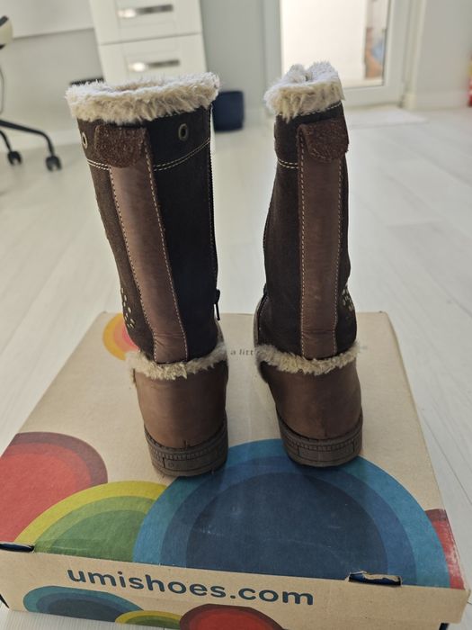 Детски ботуши естествена кожа