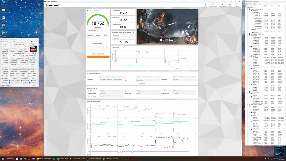 Placa video MSI RX 5700 MECH OC 8Gb
