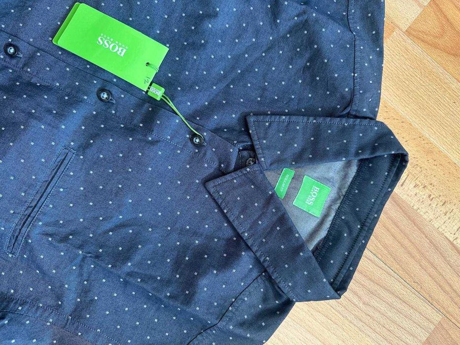 Мужская рубашка HUGO BOSS! Новая с бирками! Оригинал HUGO BOSS!