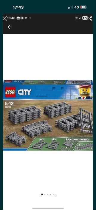 Tren Lego marfar electric cu telecomanda-cod 60198- asamblat