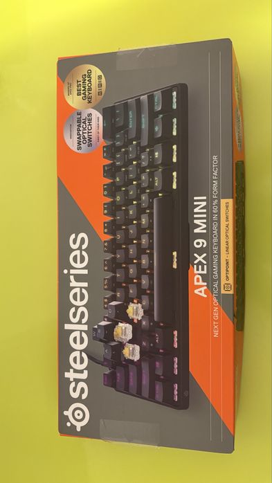 Tastatura mechanica gaming.SteelSeries apex 9 mini