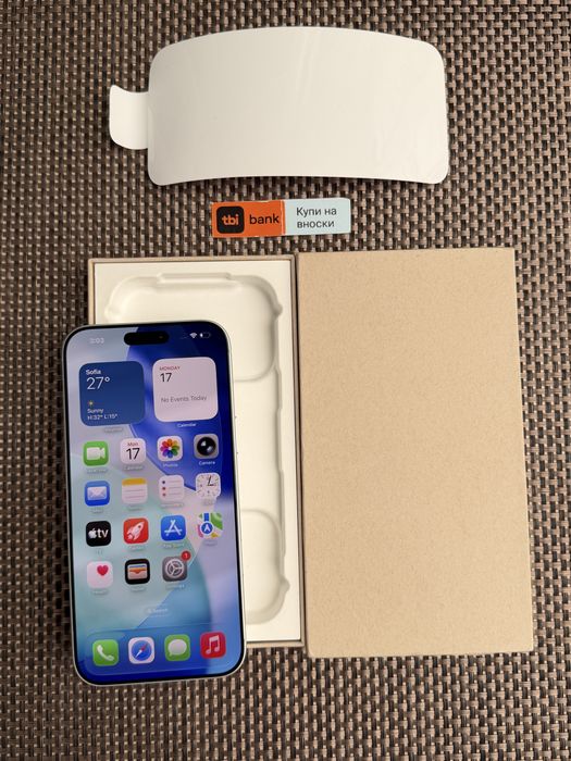 НОВ!*ЛИЗИНГ* iPhone 17 Pro Max 256Gb Silver ГАРАНЦИЯ