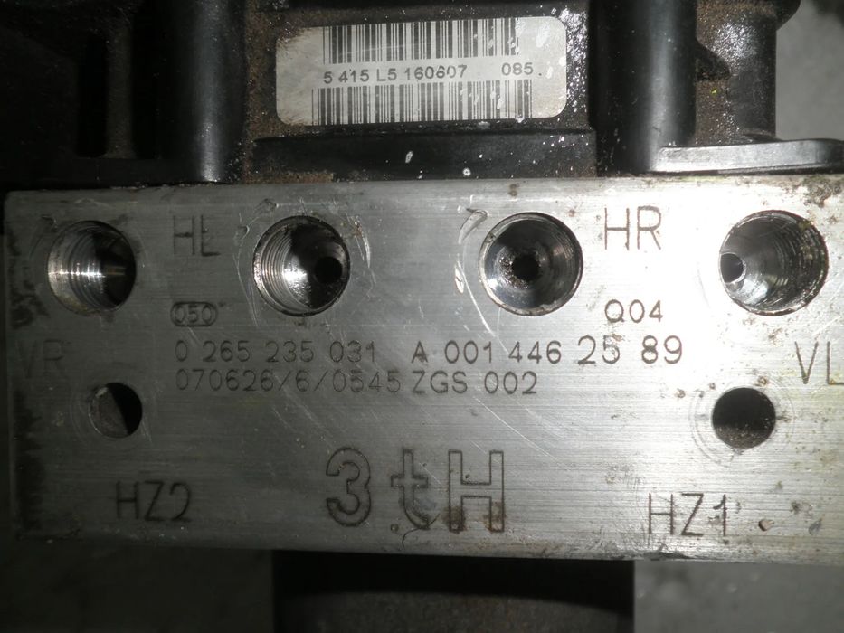 Pompa ABS Mercedes Sprinter 2.2 CDI 906 0265230049 A0014462989 0265235031 A0014462589 0265950883