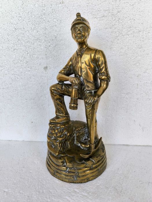 statueta veche bronz arta antichitati figurina vintage handmade antik