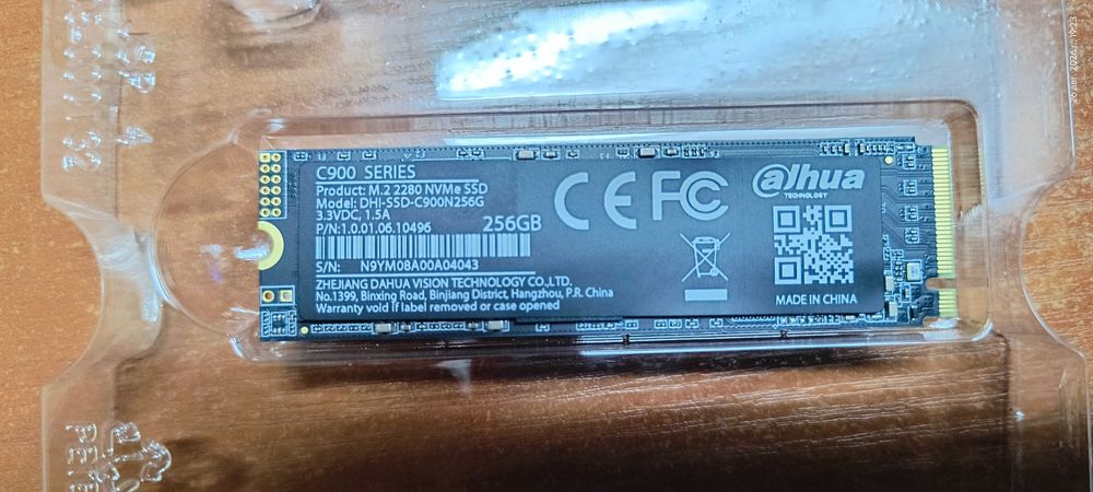 Новый SSD M2- 256 гб