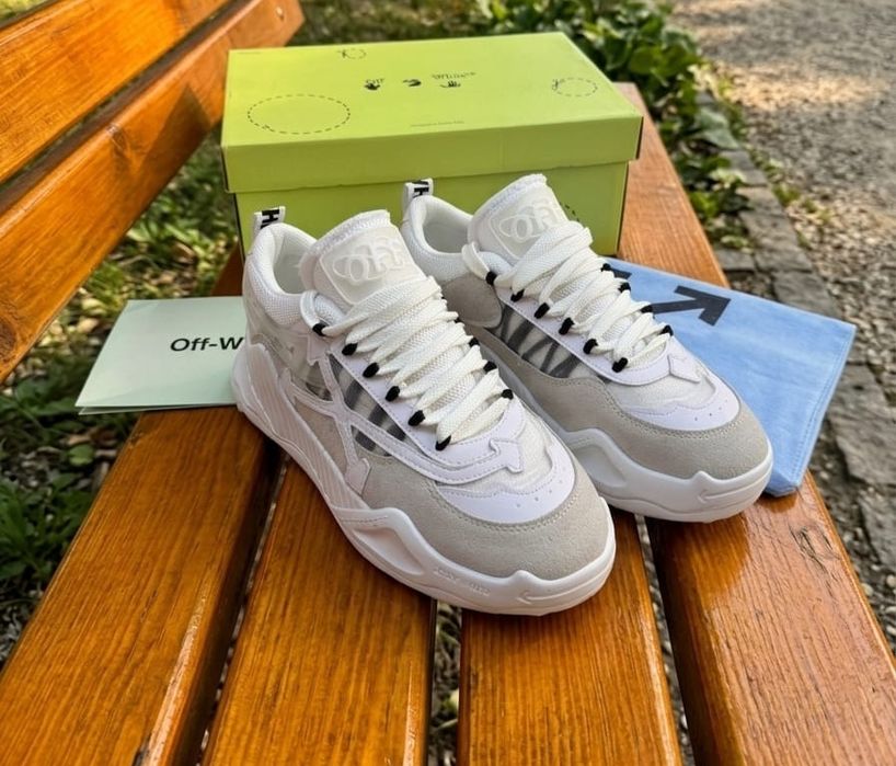 Adidasi Off White Odsy Alb Full Box