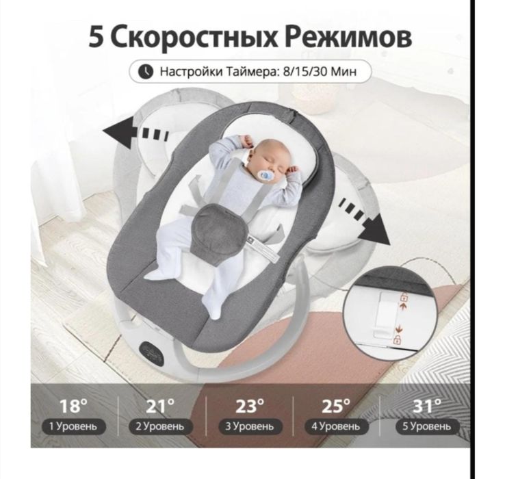 Продам шезлонг детский