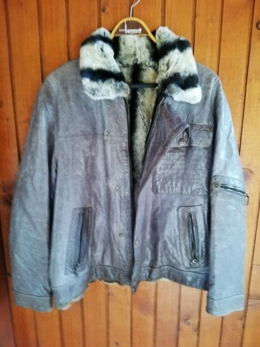 Geaca piele bărbați Aviator Mendo L