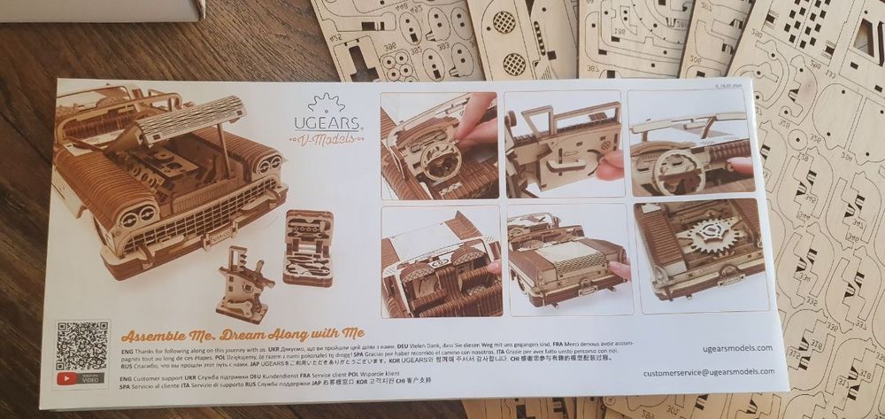 Конструктор Ugears Кабриолетът