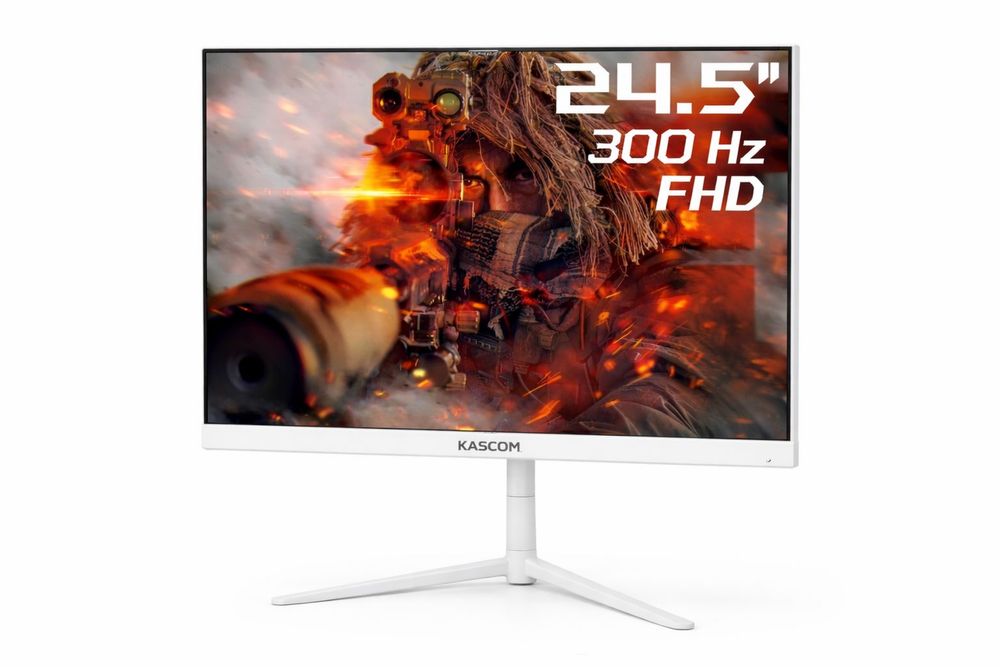 Монитор 300гц 24’5 диагональ 65к белый черный есть