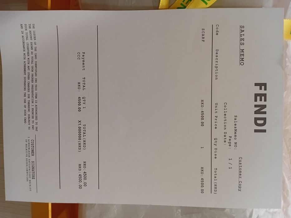 Продам палантин "Fendi"