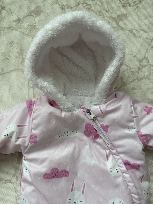 Rainy Бебешки космонавт Розови зайчета