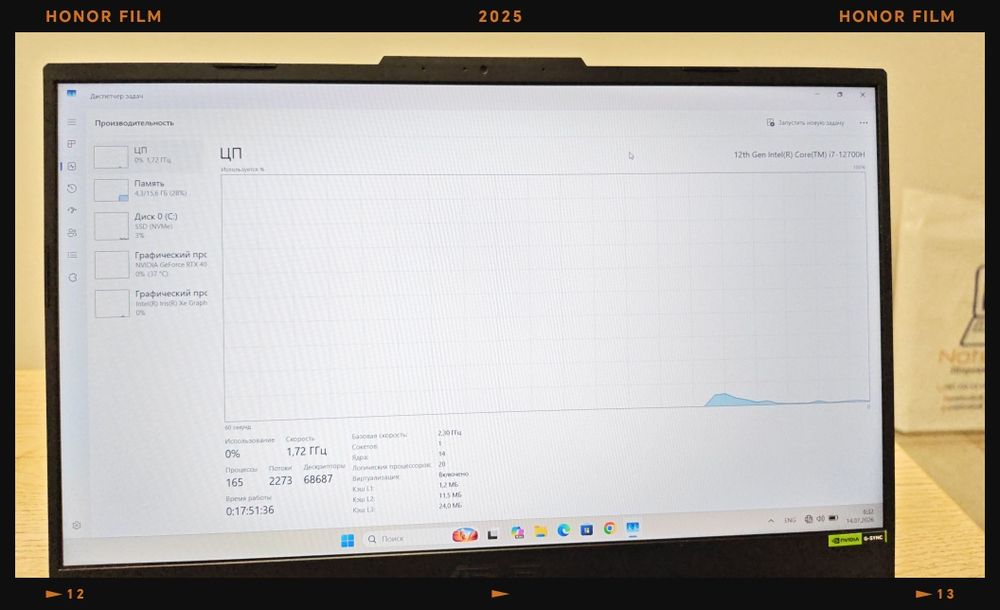 Asus Tuf gaming i7 12avlod rtx 4050 noutbuk notebook ноутбук