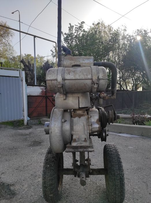 Мотоблок с прицепом