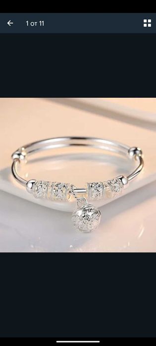 Арт бижута.Дамски гривни, стерлингово сребро.