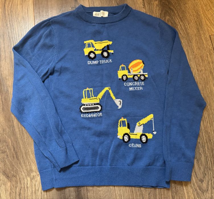 Дрехи за момче H&M 122-128 рр(6-8г).Анцузи, блузки, горнища, пудовер.