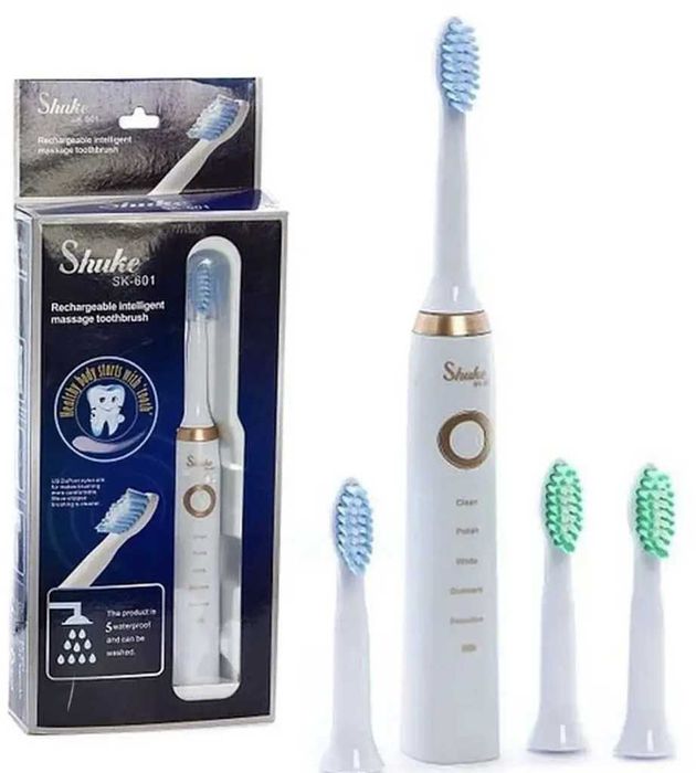 Електрическа четка за зъби SHUKE 5 режима на работа и 4 накрайника