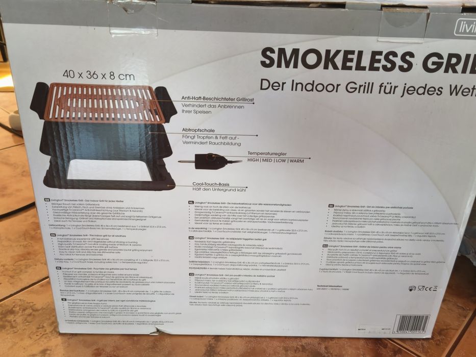 Electric  grill indoor fără fum pentru inauntru