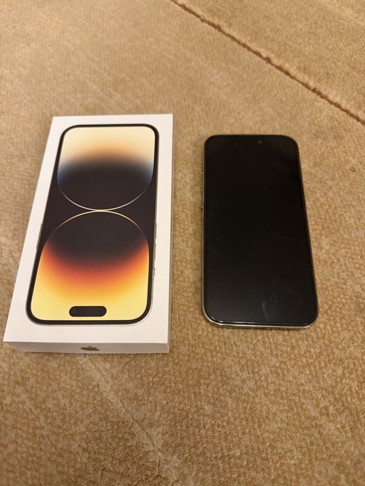 Iphone 14 pro златен