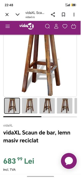 Vând mese și scaune