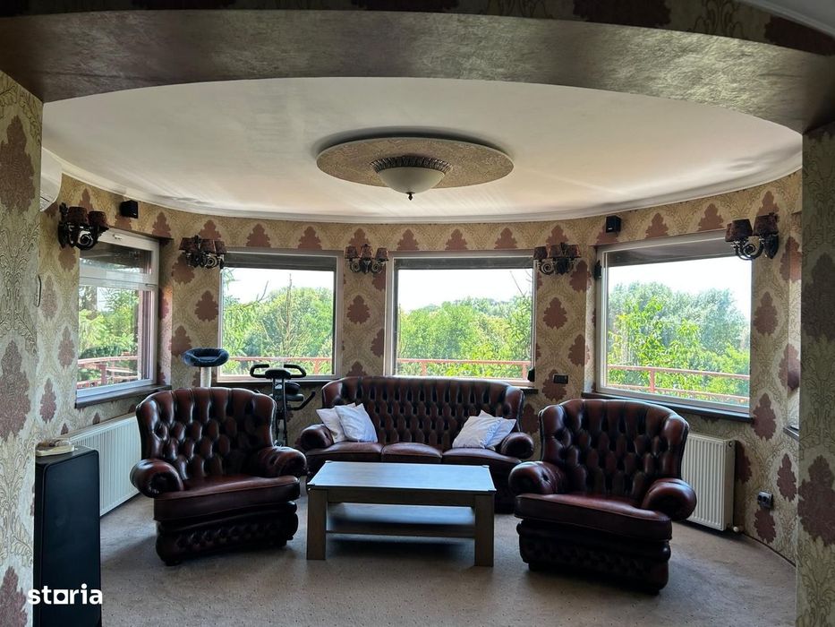 Casă individuală Buftea, 3.162 mp teren, ieșire spre lac