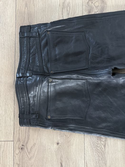 Pantaloni Piele Naturala Negru Barbati | Marime 32 x 32 (42)