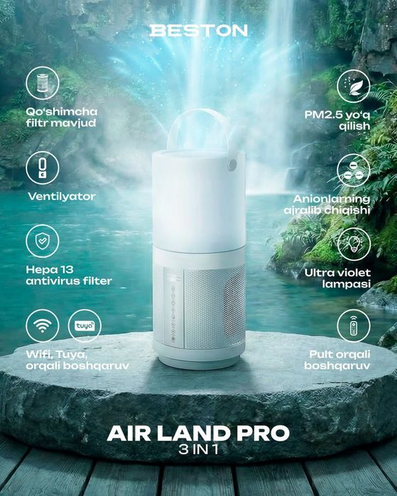Havo tozalagich va namlagich Beston air land pro