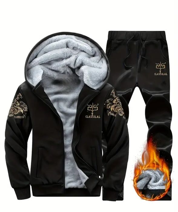 Двойка мужская утепленная тёплая