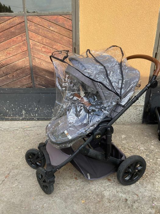 Количка Kinderkraft 3in1 зимен кош, летен кош и столче за кола