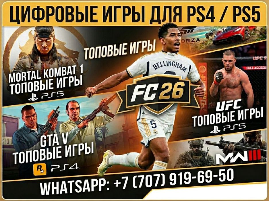Игры PS4 / PS5 популярные хиты (установка)