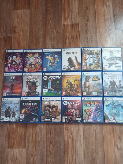 Диски на пс5 все в идеальном состоянии