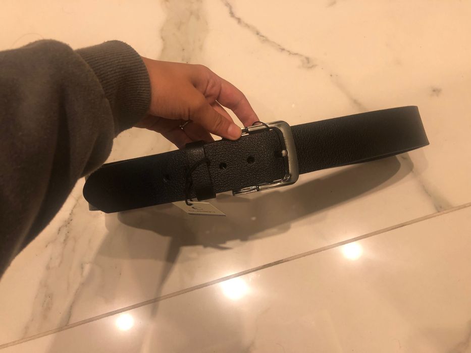 Мъжки колан - ест. кожа