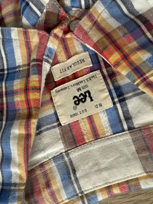 Camasa LEE Maneca Scurta Carouri Stil Western Barbati | Marime M