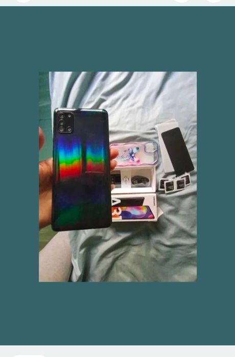 Pachet Complet: Telefon Samsung Galaxy A31 +2 Huse +5 Folii+Incarcator