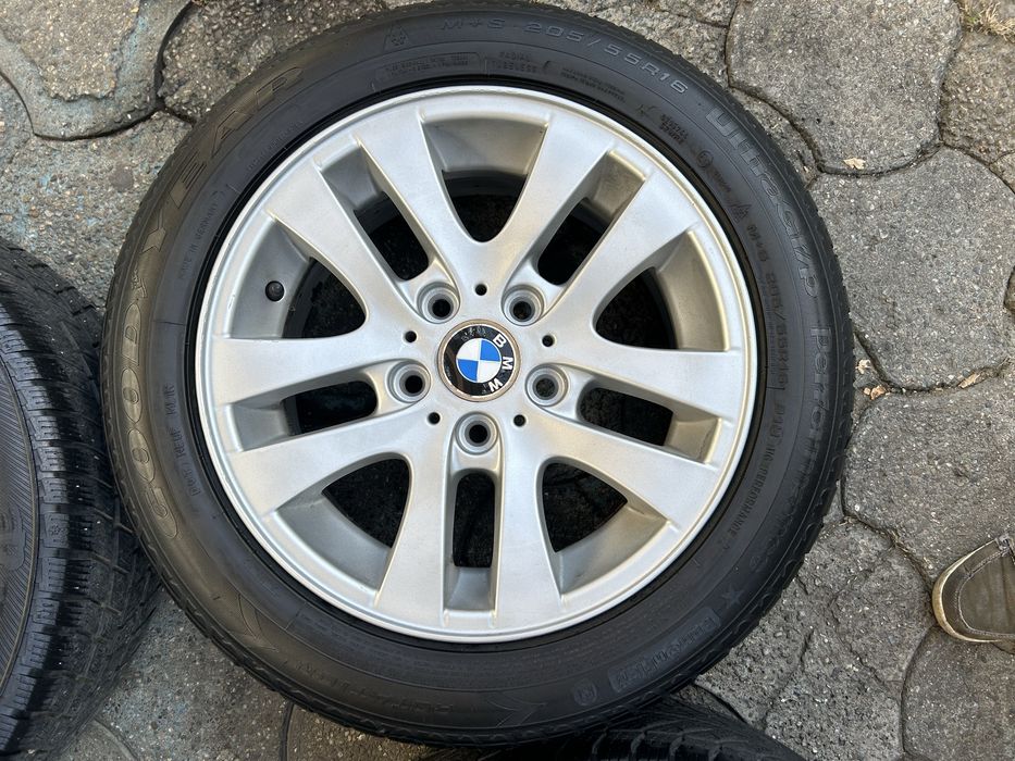 Jante aliaj 5x120mm, anvelope iarna 205/55 R16, BMW, E46, E90, E91, E81, E87, F29, F30, F31