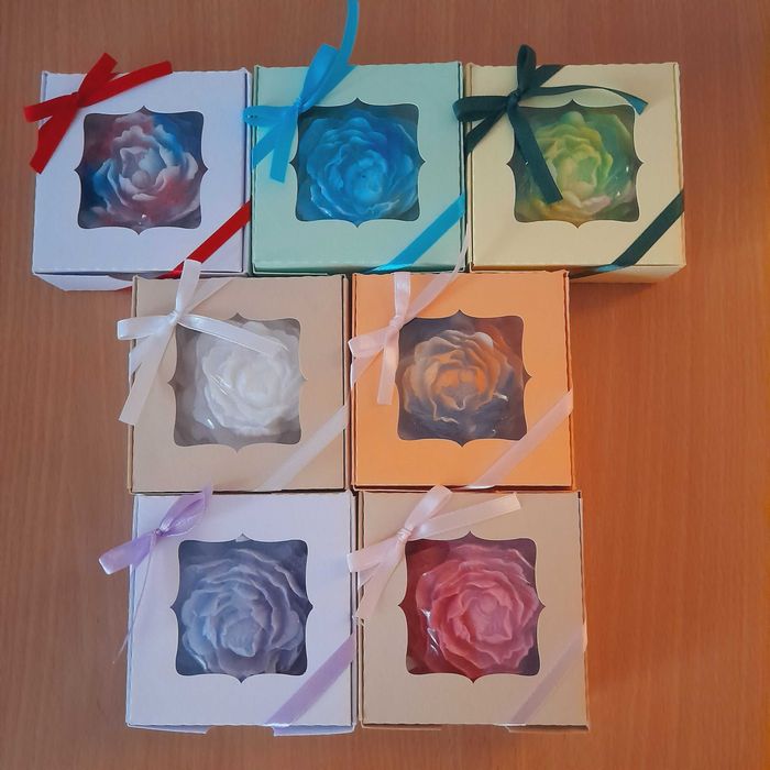 Стилни сапунени цветя