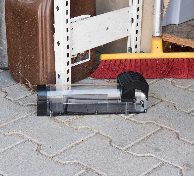 Хуманен капан за улов на мишки, многократна мишеловка с подвижен капак