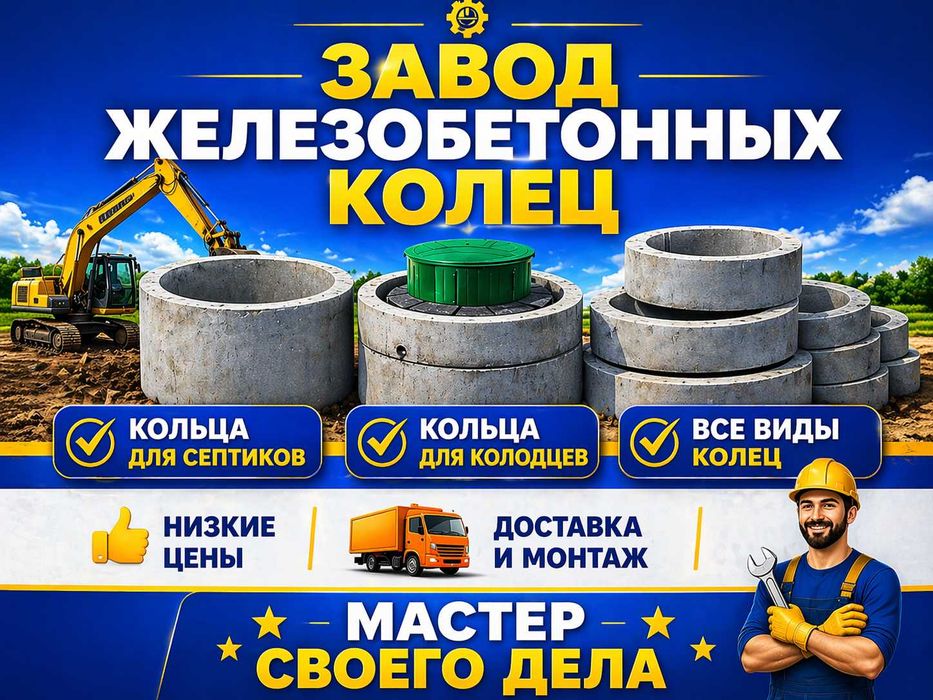 Кольцо для септика Кальцо Септик Колодец Бетонные Калодец Кальцо Бетон