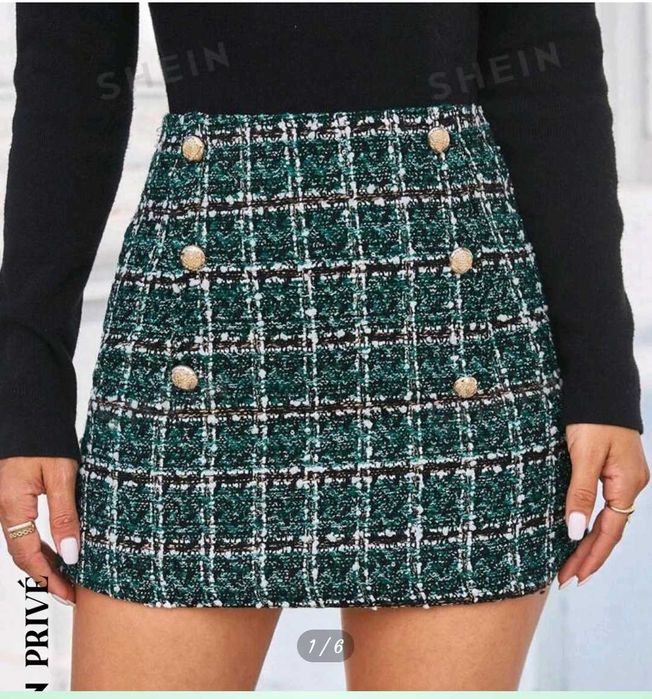 Букле пола в зелен цвят, размер S, чисто нова