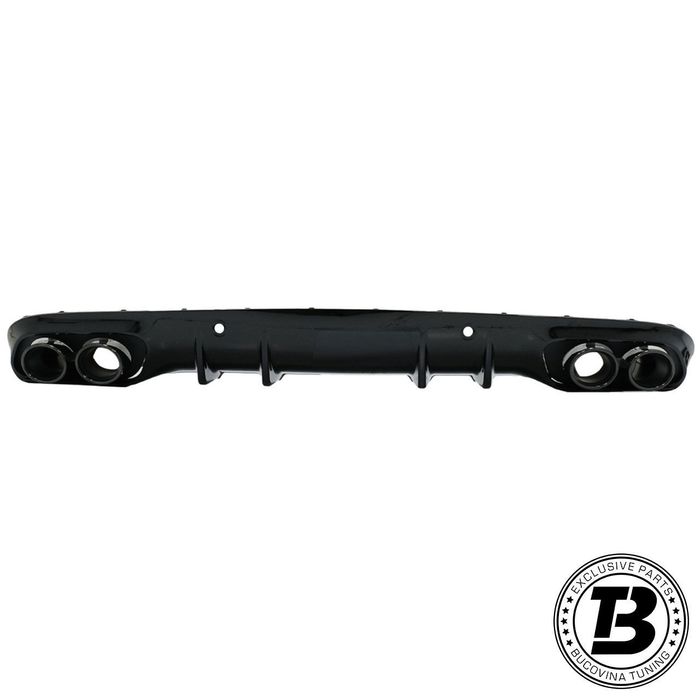 Difuzor Bara Spate cu Ornamente compatibil cu Mercedes C Class W205 C43 Design